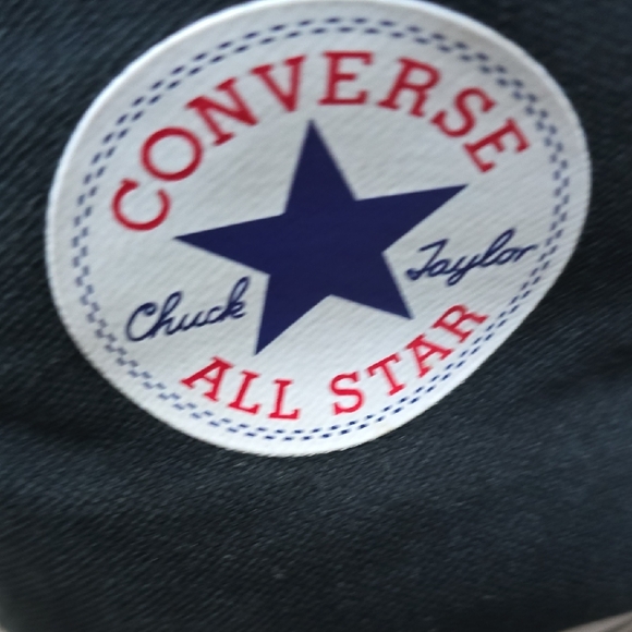 Converse Chuck Taylor Black and White High-Top Sneakers - Size 8.5 Men's - Picture 13 of 16